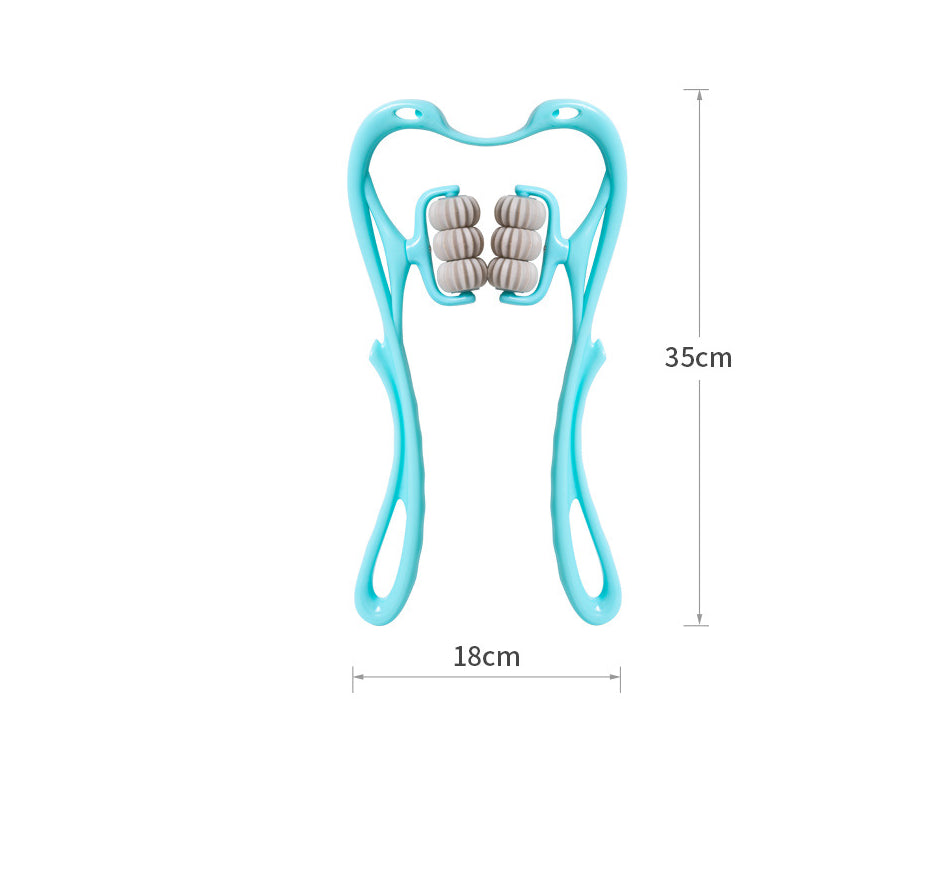 6-Ball Neck Roller Massager — Handheld Manual Massage Roller for Your Wind-Down Routine