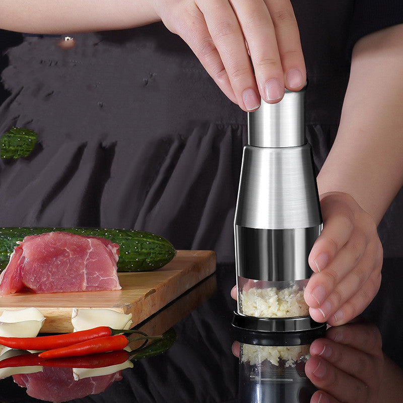 Press Vegetable Chopper — Press-Down Dicer for Onions, Peppers & Meal Prep