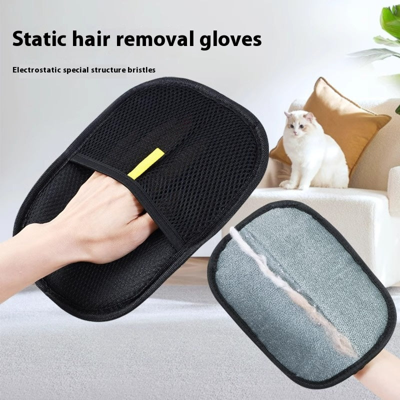 Pet Hair Remover Glove — Deshedding Brush Mitt for Dogs & Cats