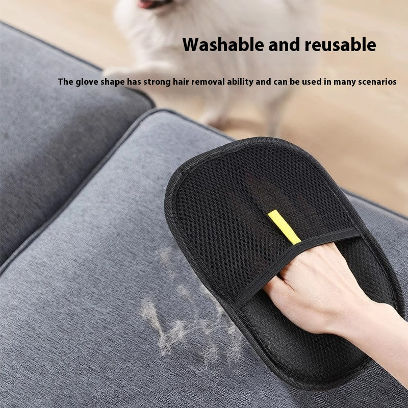 Pet Hair Remover Glove — Deshedding Brush Mitt for Dogs & Cats