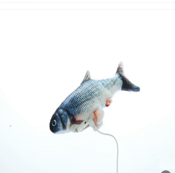 Flopping Fish Cat Toy — USB Rechargeable Touch-Activated