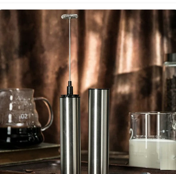 Handheld Milk Frother Wand — Café Foam in Seconds