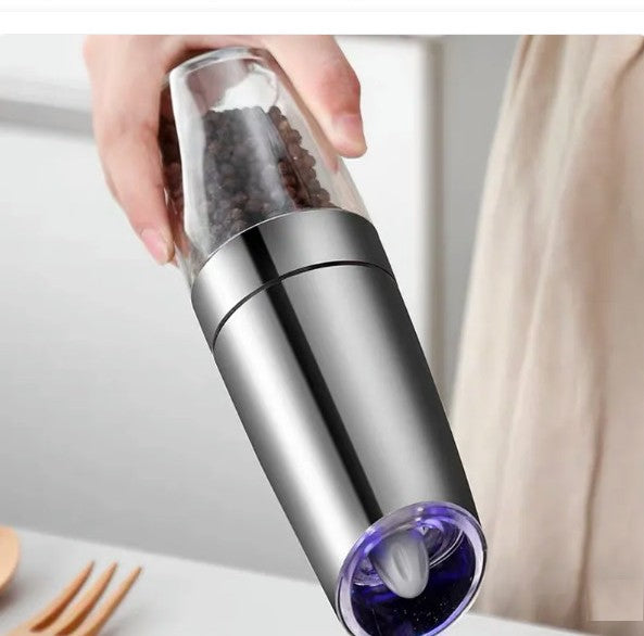 Electric Gravity Grinder — One-Hand Tilt-to-Grind Seasoning Mill (Single)