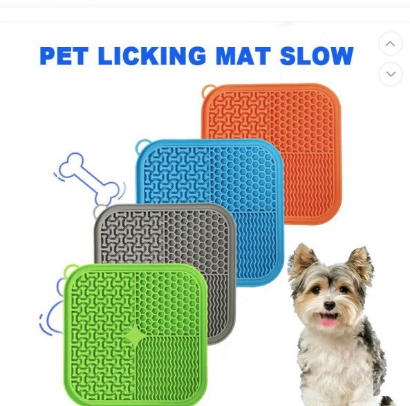 Dog Lick Mat — Suction-Cup Treat Mat for Bath & Grooming