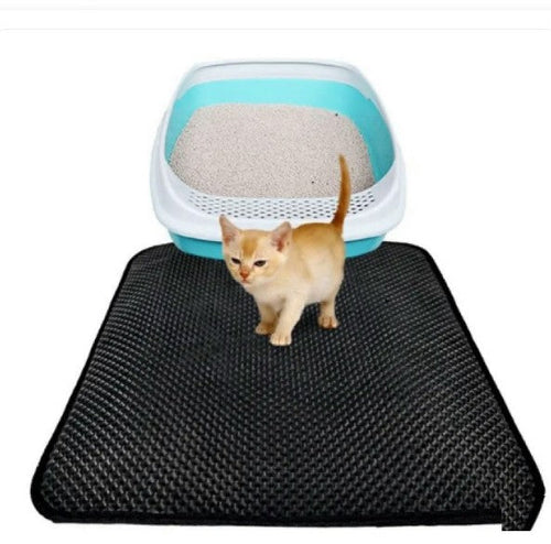 Cat Litter Trapping Mat — Double-Layer Honeycomb (46 × 60 cm)